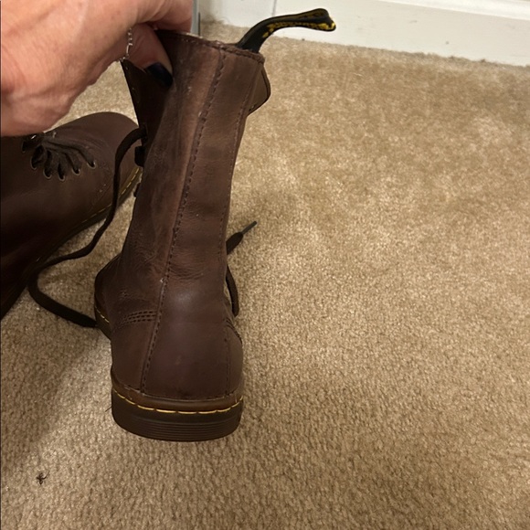 Women’s brown leather Doc Marten - Picture 4 of 11